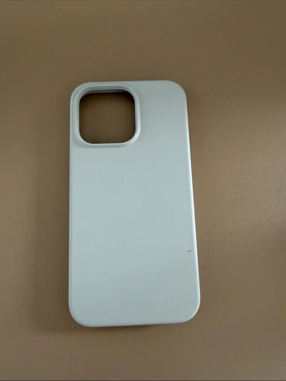 White Silicone Case for 6.1-inch iPhone 15 pro